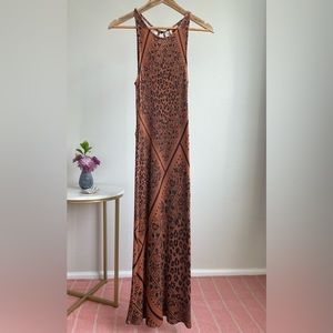 Burnt Orange Slim Maxi Dress from Farm, women’s size medium